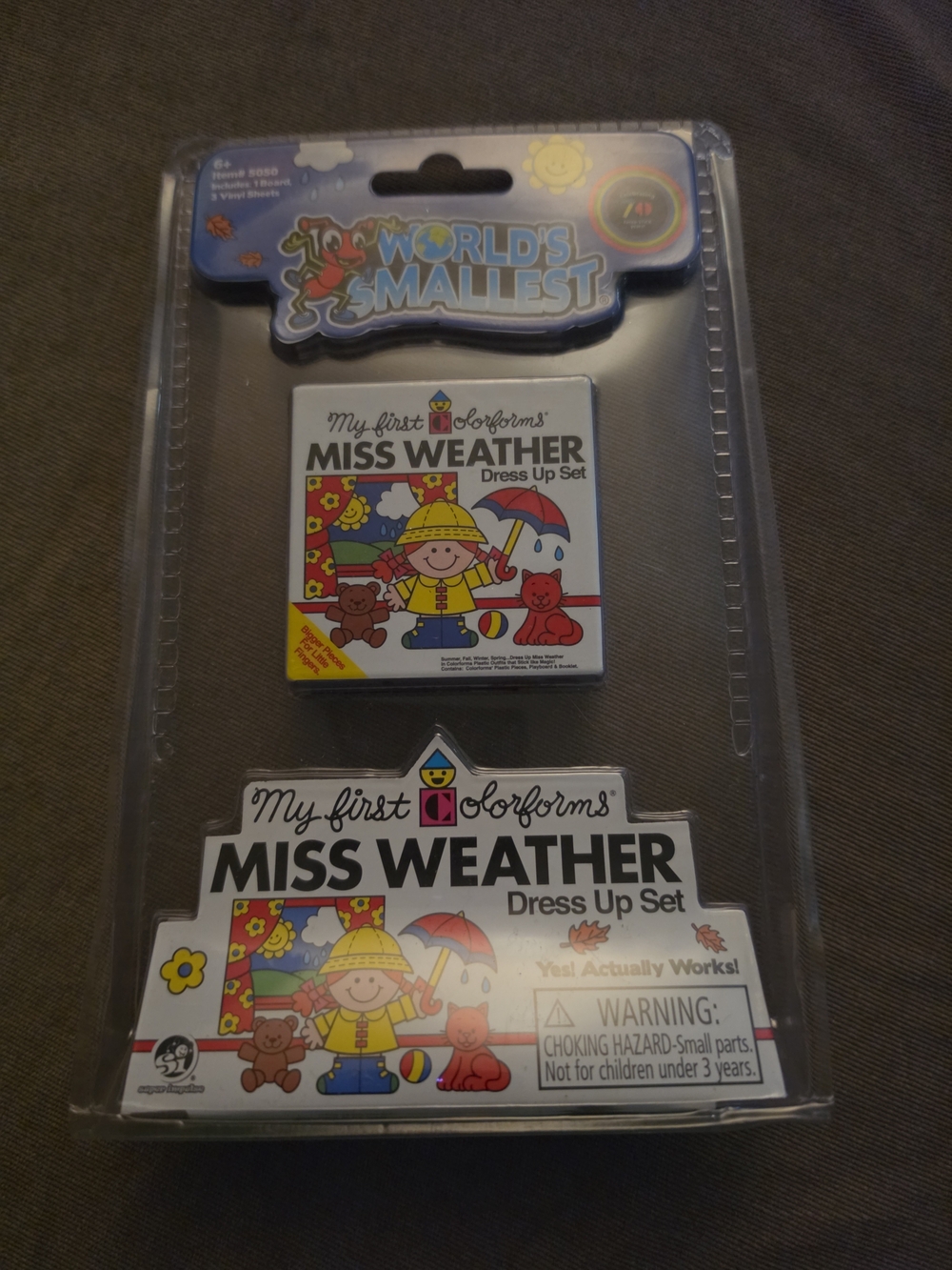 My First Miss Weather Dress Up Set - White & Multicolor